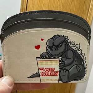 Cup Noodles x Godzilla Cream Card Holder